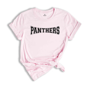 Panthers Team Shirt, Panthers Spirit Shirt, Team Mascot Shirt, Football Team Shirt, School Spirit Apparel, Panthers Mascot Shirt