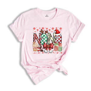 Christmas Nana Shirt, Nana Shirt, Nana Announcement Tee, Nana Claus Shirts, Christmas Nana Reveal Gift, Nana Grammy Shirt