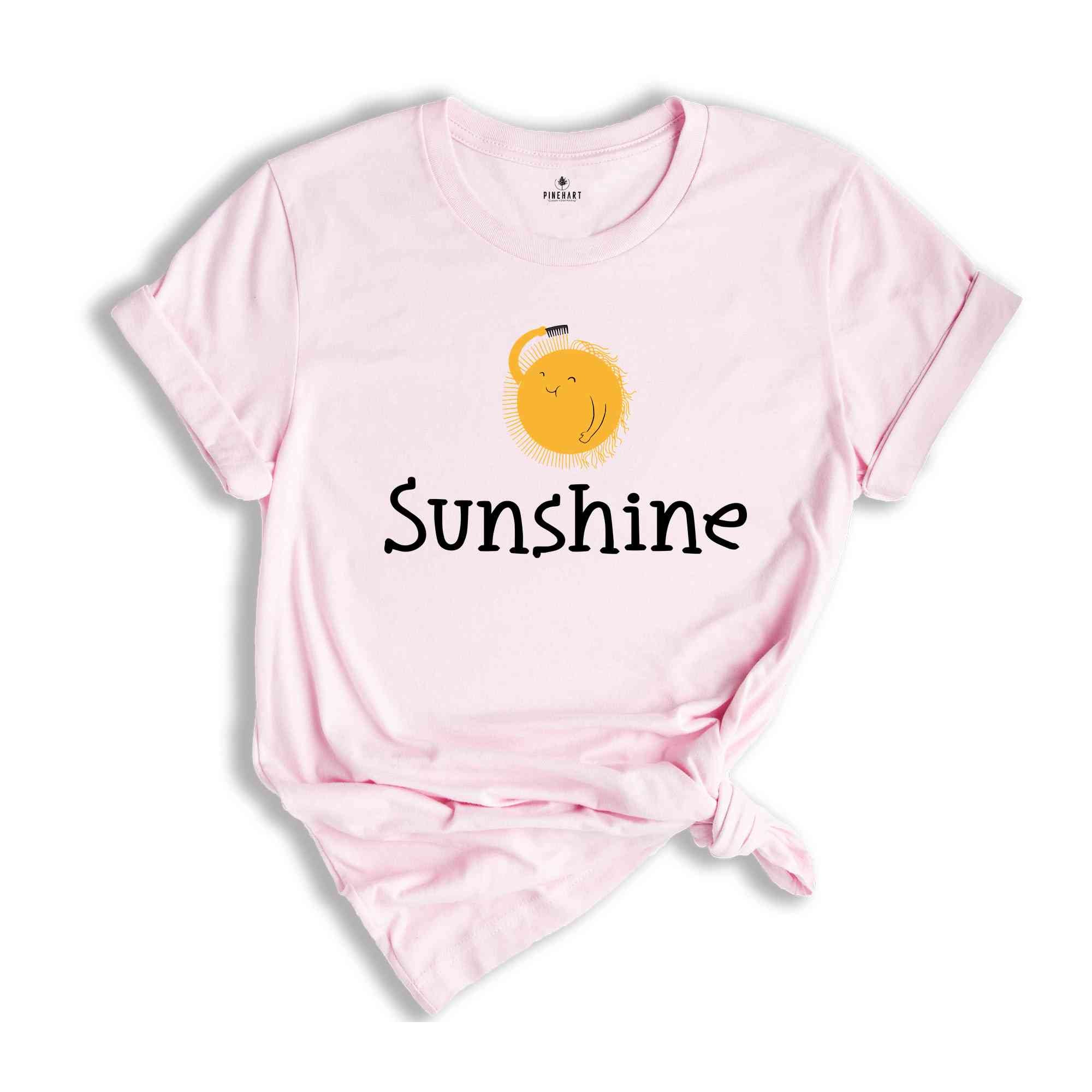 Sunshine Shirt, Summer T-shirt, Funny Sunshine Shirt, Womens Shirt, Gift For Womens, Retro Sun Shirt