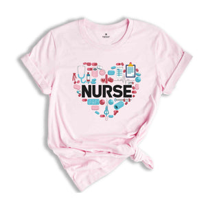 Nurse Shirt, Love Nurse Shirt, Cute Nurse Shirt, Trendy Nurse Shirts, Nurse Appreciation Gift, Nurse Gift Idea, Nurses Week Gift