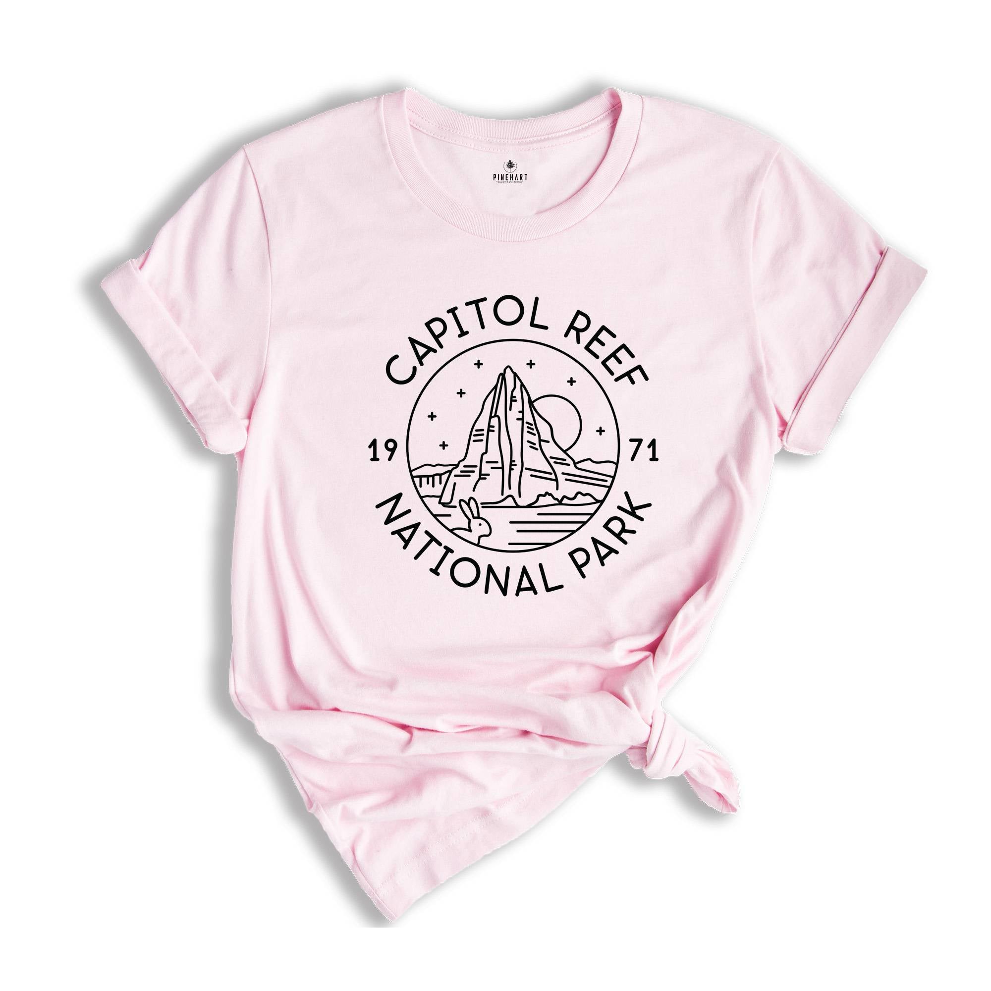 National Parks Shirt, Capitol Reef Shirt, Utah Capitol Reef Shirt, Utah Souvenir, Utah Clothing, Capitol Reef Hiking Shirt