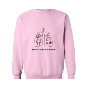 Respiratory Therapist Christmas Sweatshirt, RT Chrismas, RT Gift, RT Christmas Outfit, Pulmonologist Sweatshirt, Pulmonologist Gift