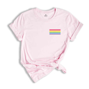 Pride Flag Shirt, Pride Shirt, LGBTQ Shirt, Pride Month Shirt, Gay Pride Shirt, Pocket Pride Shirt, Equality Shirt, Lesbian Shirt, Gay Shirt