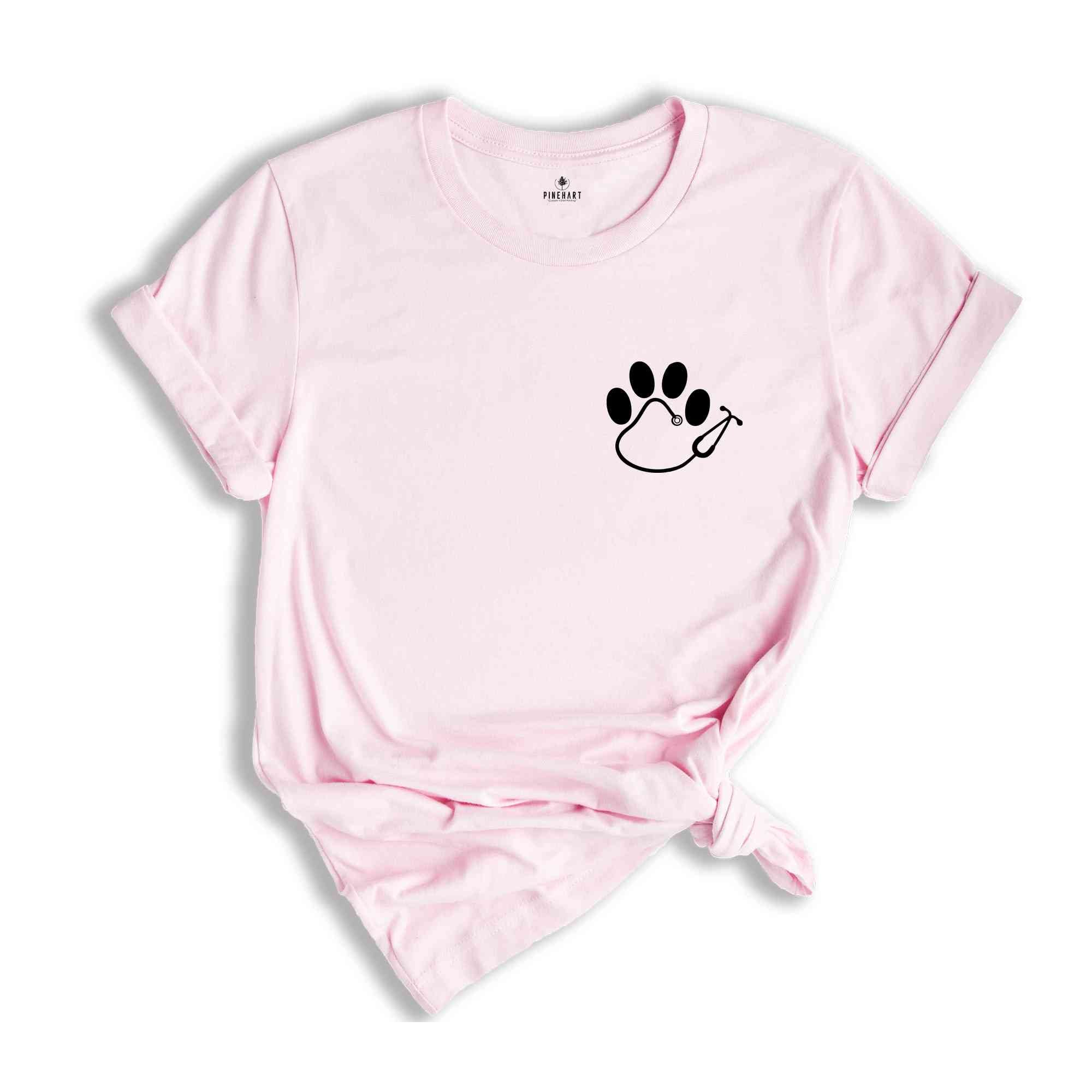 Pocket Vet Tech Shirt, Dog Paw Shirt, Animal Lover Shirt, Veterinary Tech, Vet School Student, Veterinary Medicine, Veterinarian Shirt