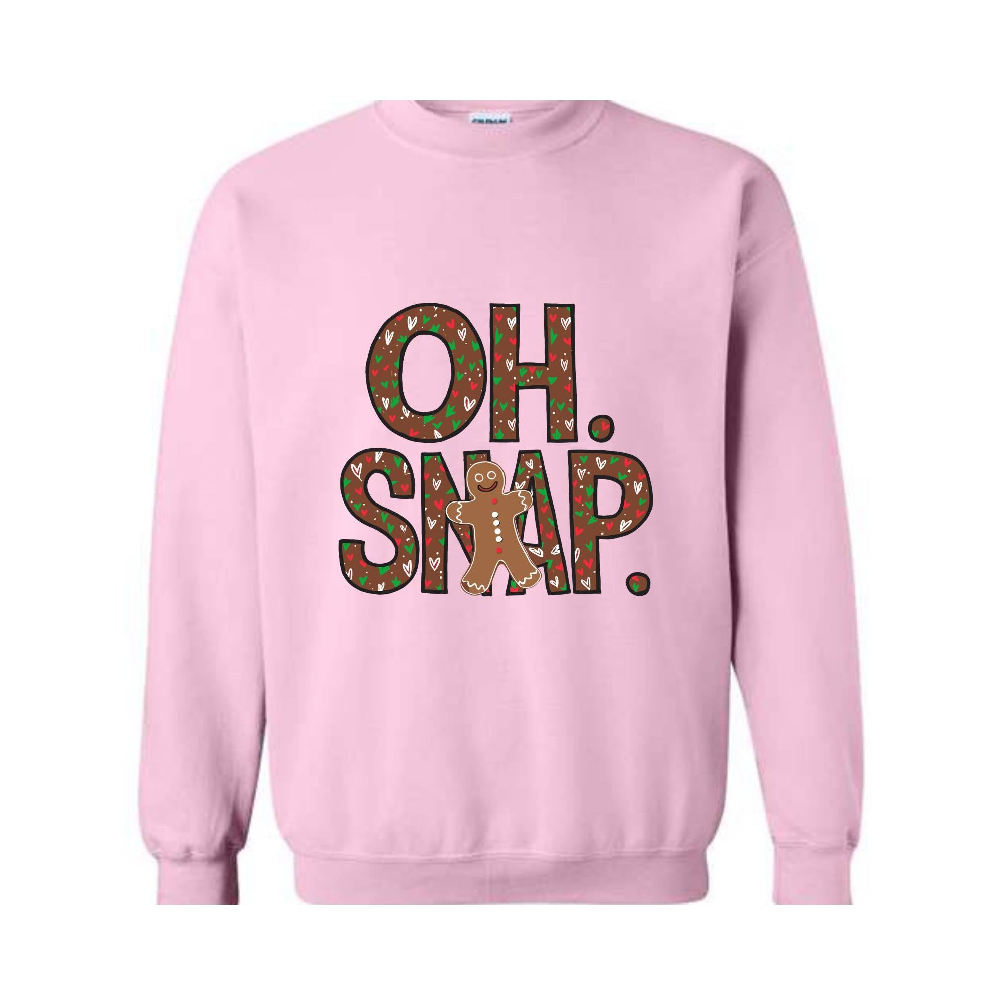 Oh Snap Gingerbread Sweatshirt, Christmas Cookies Sweatshirt, Christmas Gift, Christmas Family Sweatshirt