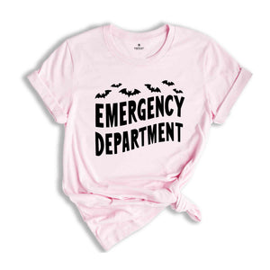 Emergency Department Halloween Shirt, ER Nurse Shirt, Emergency Medicine ER Tech ED Trauma Nurse Er Department Nurse Tshirt