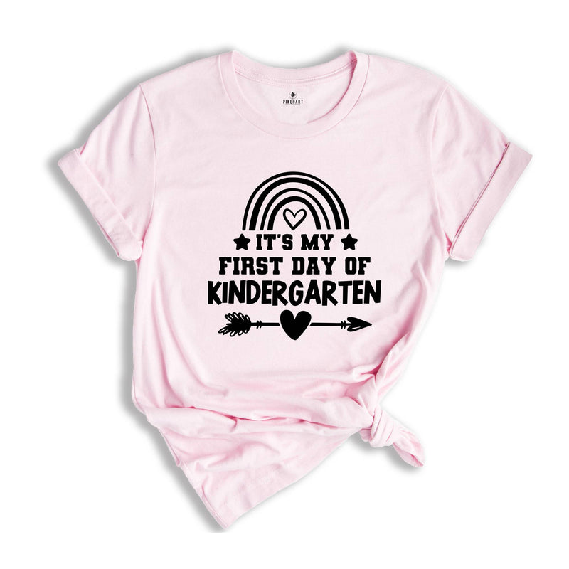 It's My First Day Of Kindergarten Tee, Kindergarten Teacher Shirt, Teacher Appreciation, Back to School Shirt, Hello Kindergarten Shirt