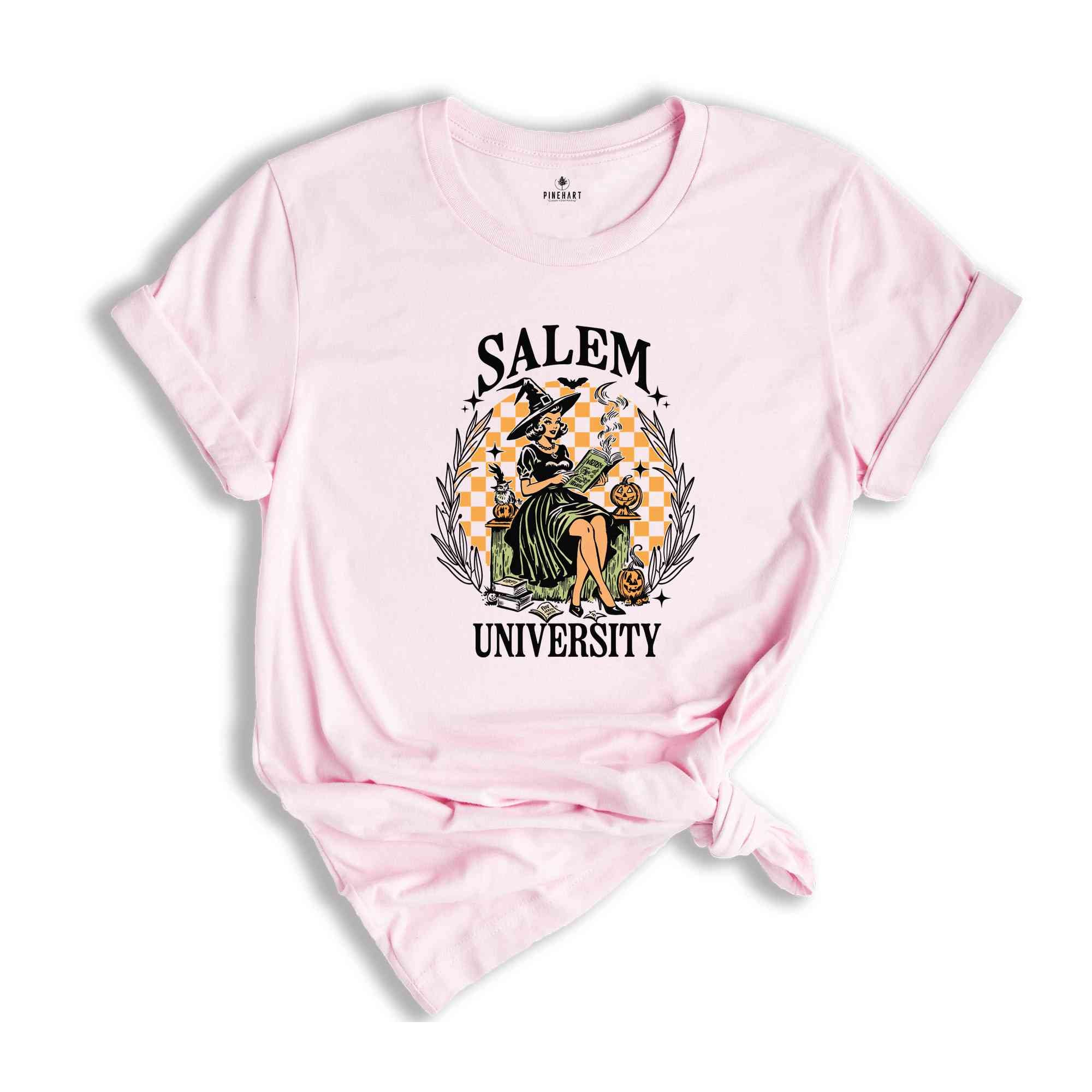 Salem University Shirt, Salem Witch T-Shirt, Halloween Shirt, Halloween Gift, Halloween Costume Tee, Spooky Season