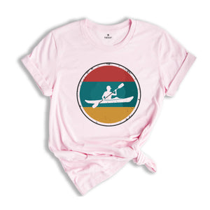 Retro Kayak T-Shirt, Gift for Kayaker, Canoe Shirt, Adventure Shirt, Canoeing Kayaking Shirts, Nature Lovers Gift, Vintage Kayak Shirt Men