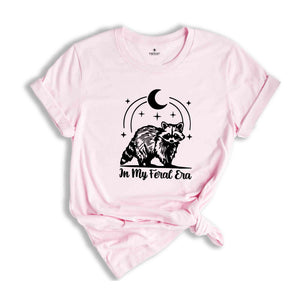 In My Feral Era Shirt, Raccoon Shirt, Funny Raccoon T-Shirt, Weird core Shirt, Women Raccoon T-Shirt