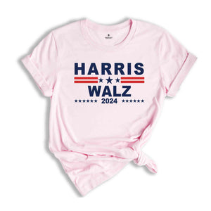 Harris Walz 2024 T-Shirt, Democrat Shirt, Madam Vice President Tee, USA Elections Gifts, Kamala 2024 Shirt