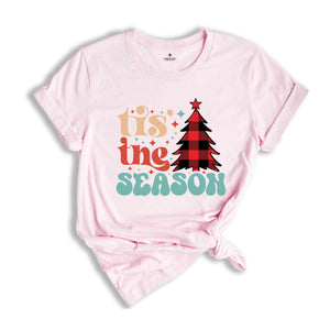 Tis The Season Shirt, Christmas Tree Shirt, Cute Christmas Shirt, Most Wonderful Time, Happy Christmas Shirt, Christmas Gift, Xmas Shirt