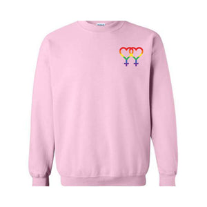 Lesbian Matching Sweatshirt, Matching Sweater , LGBT Couple Sweater, Lesbian Couple Matching Sweatshirt, Valentines Day Sweater, Couple Gift