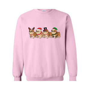 Bulldog Christmas Sweatshirt, Dog Lover Gift, Holiday Sweat, Christmas English Bulldog Shirt