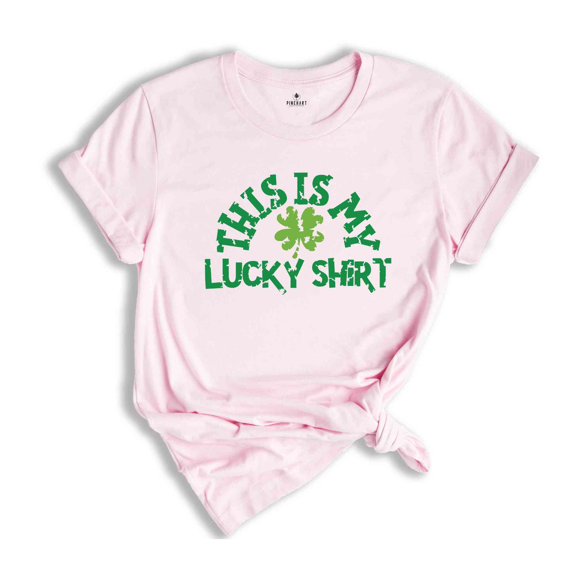 This is My Lucky Shirt, Shamrock T-shirt, Four Leaf Clover T-shirt, St Patricks Day Sweatshirt, Patty's Day