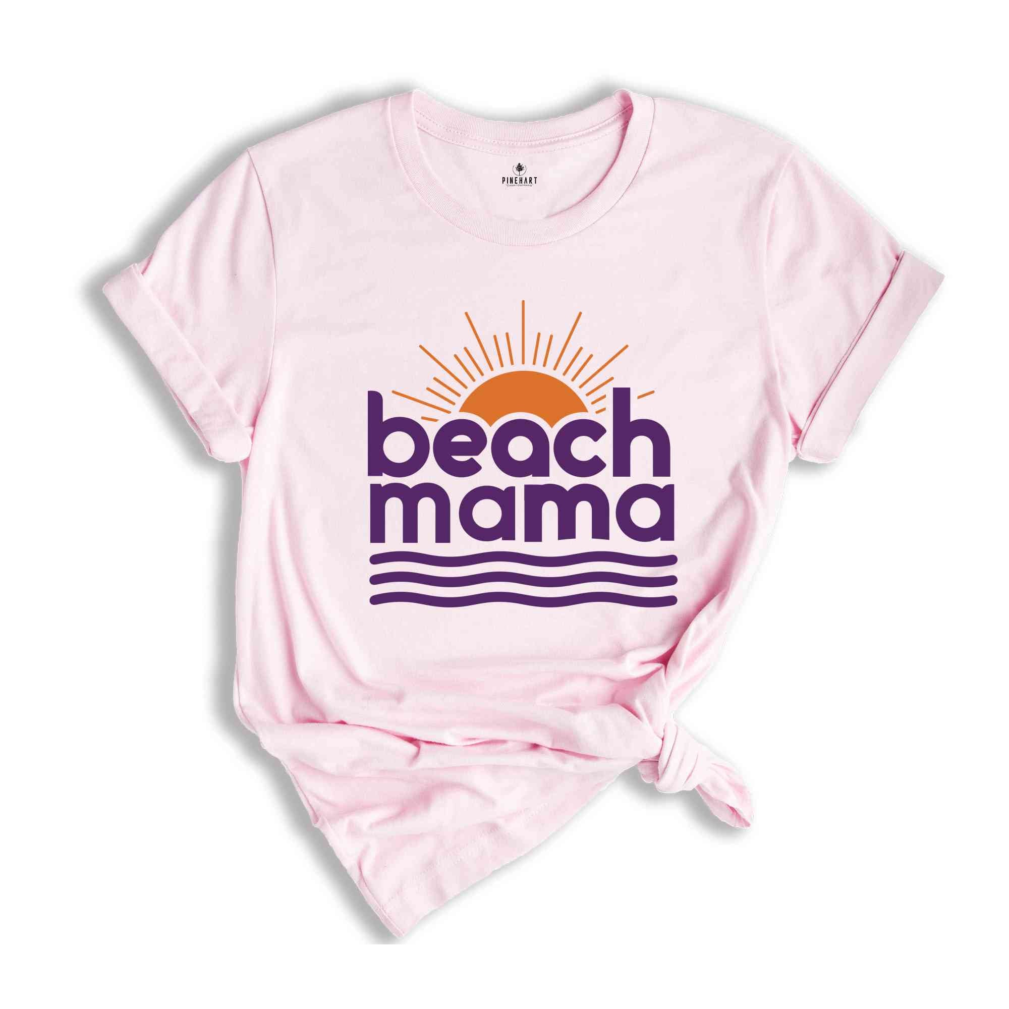 Beach Mama Shirt, Mommy and Baby Shirts, Vacation Shirt, Custom Matching Family, Spring Break Shirt, Girls Trip Shirt