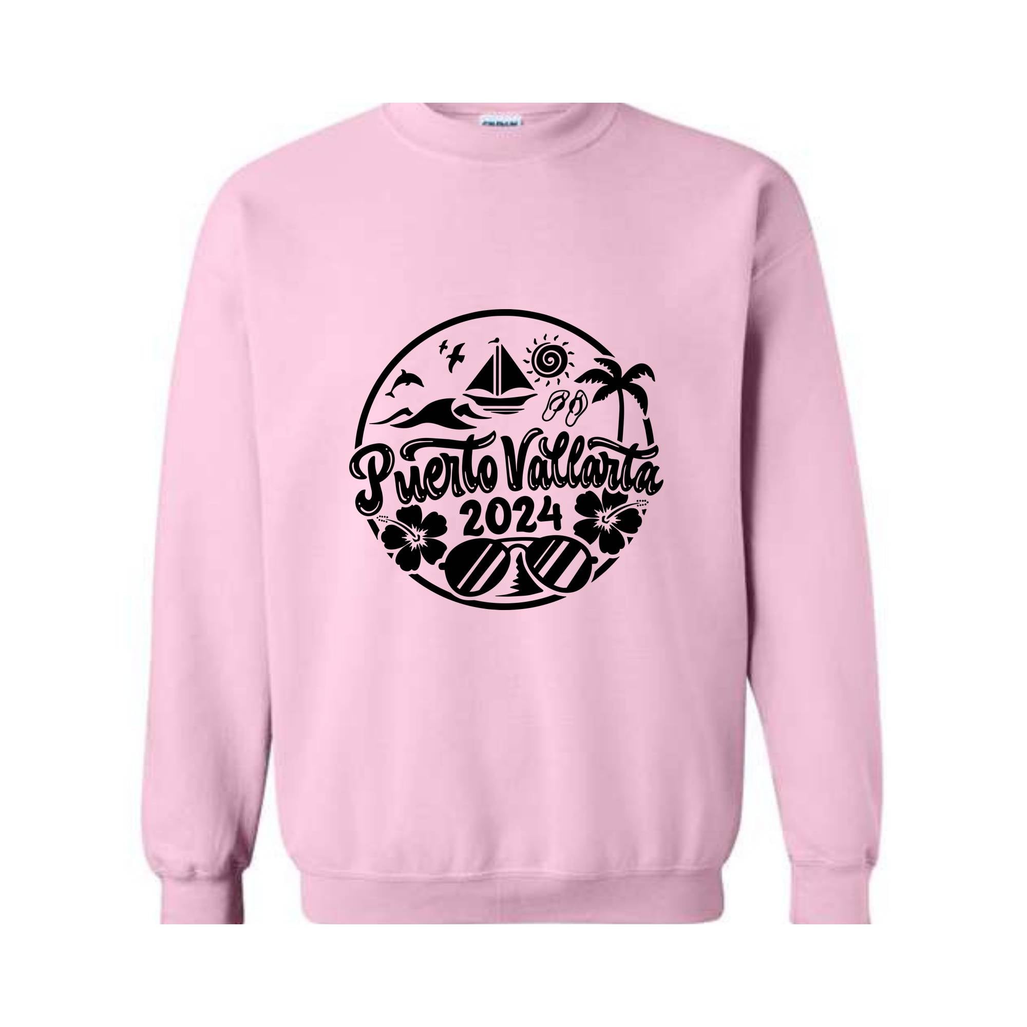 Puerto Vallarta 2024 Sweatshirt , Puerto Vallarta Lover Sweatshirt, Puerto Vallarta Fan, Puerto Vallarta Beach Sweatshirt, Holiday Sweatshirt, Summer Beach