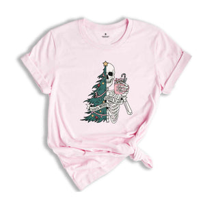 Sorta Merry Sorta Scary Shirt, Christmas Skeleton Shirt, Christmas Shirt, Christmas Gifts, Christmas Tree Sweater