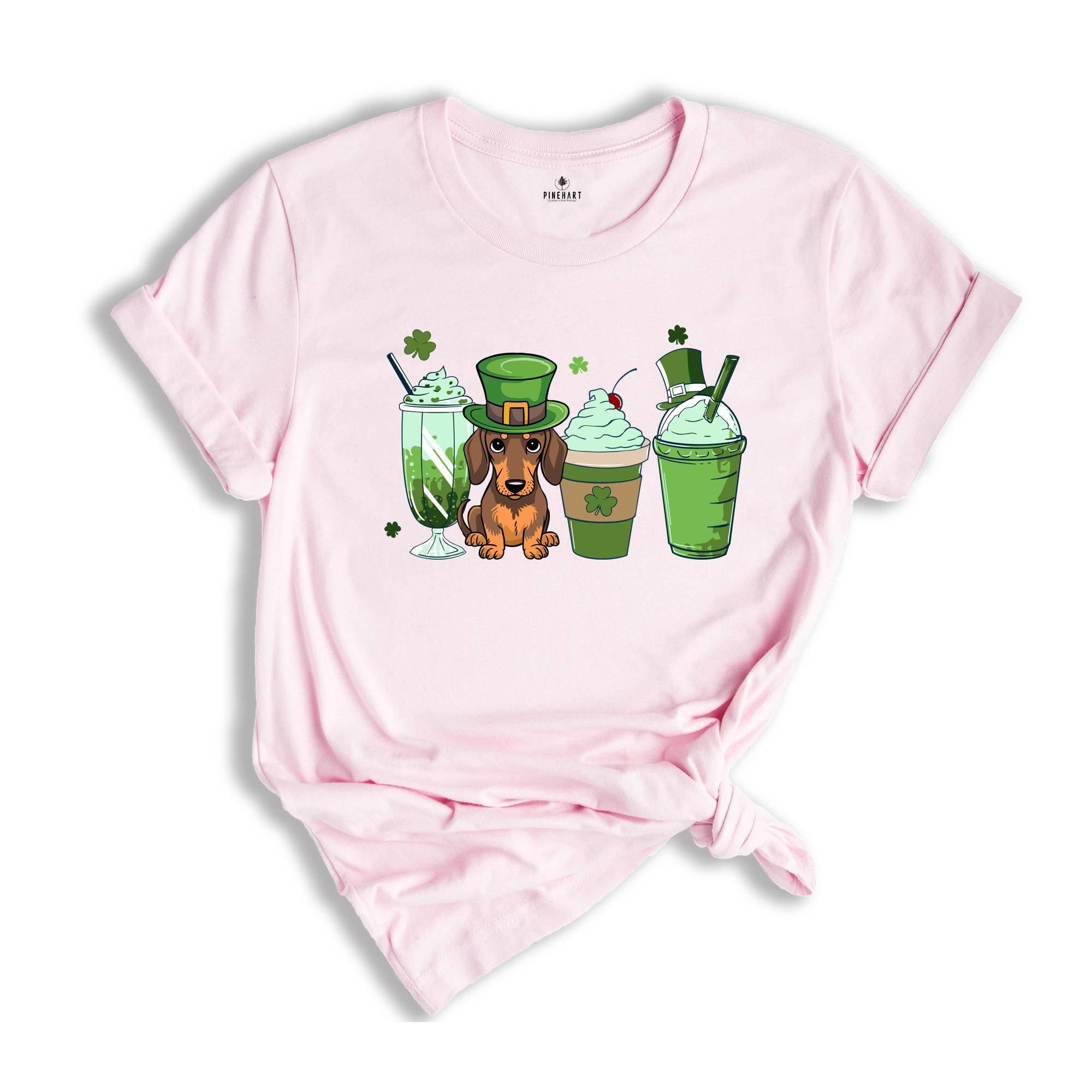 Dachshund St Patrick Shirt, St Pattys Shirt, Dog Shirt, Mom Wife Gift, St Patrick Day Shirt, Dog Lovers Shirt, Funny Dog Shirt