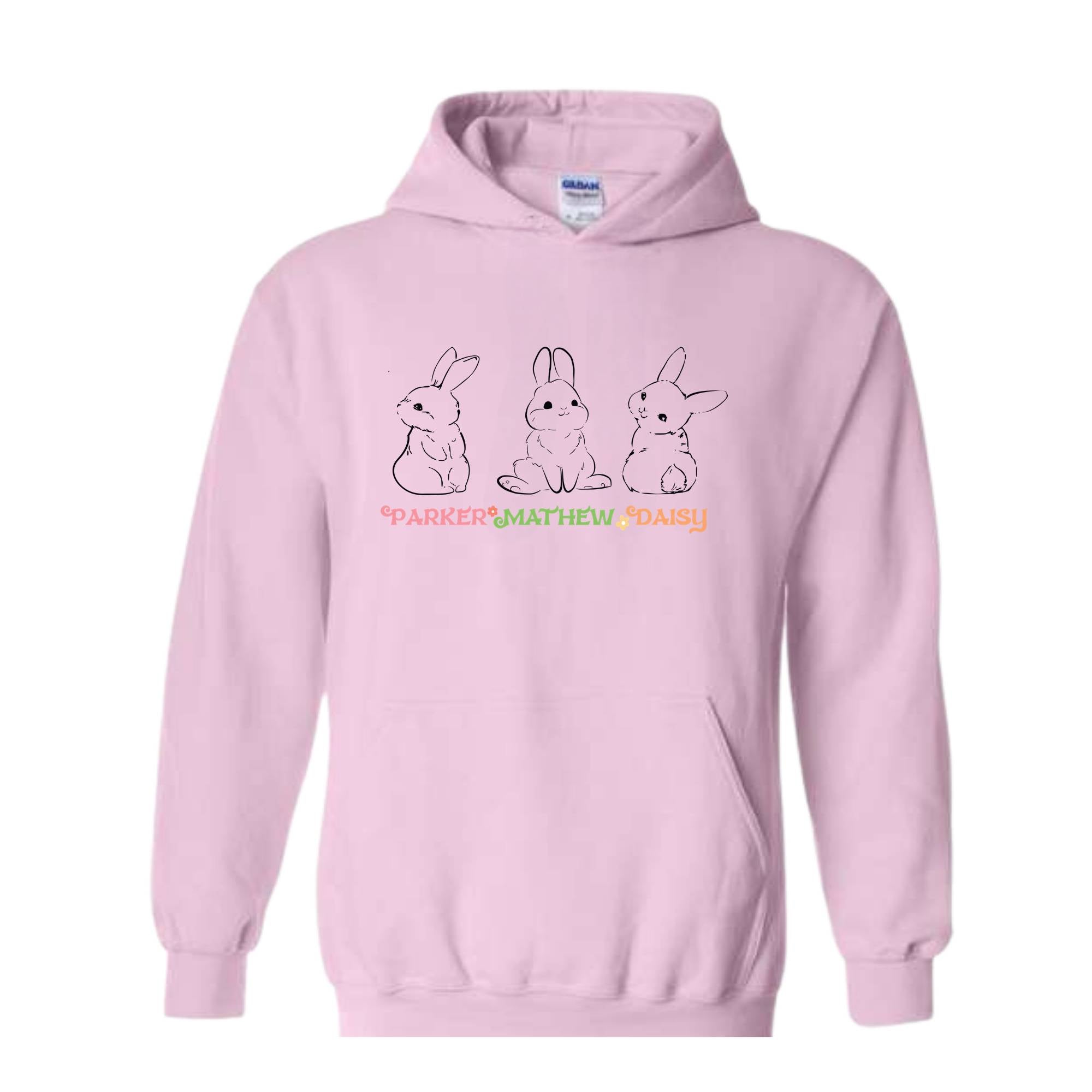 Custom Bunnies Grandma Hoodie, Easter Bunnies Hoodie, Gift For Grandma, Easter Bunny Hoodie, Cute Easter Hoodie