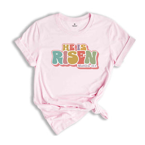 He is risen Matthew 28:6 Shirt, He is risen Shirt, Happy Easter Shirt, Bunny Shirt, Easter Shirt, Cute Shirt