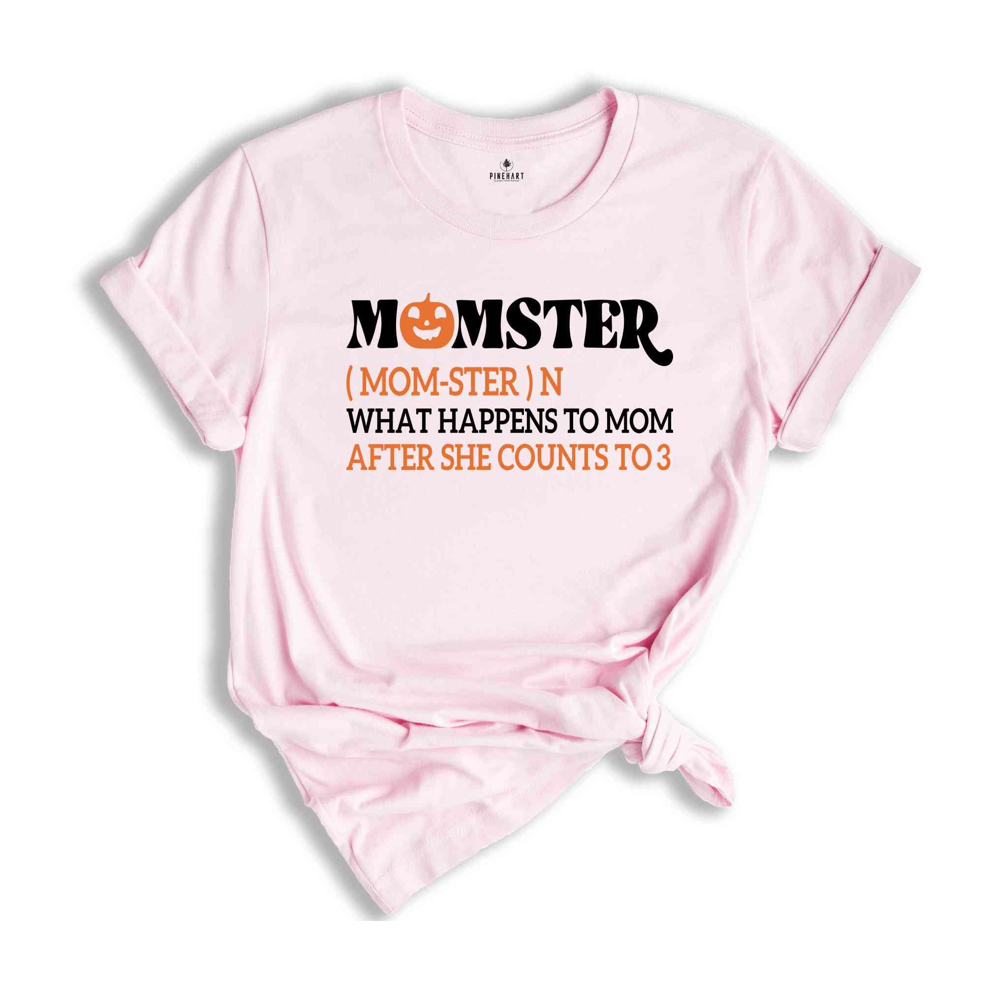 Momster T-Shirt, Halloween Mom Shirt, Halloween Tee, Halloween Day Gifts, Funny Halloween Shirt, Pumpkin Shirt, Spooky Shirt