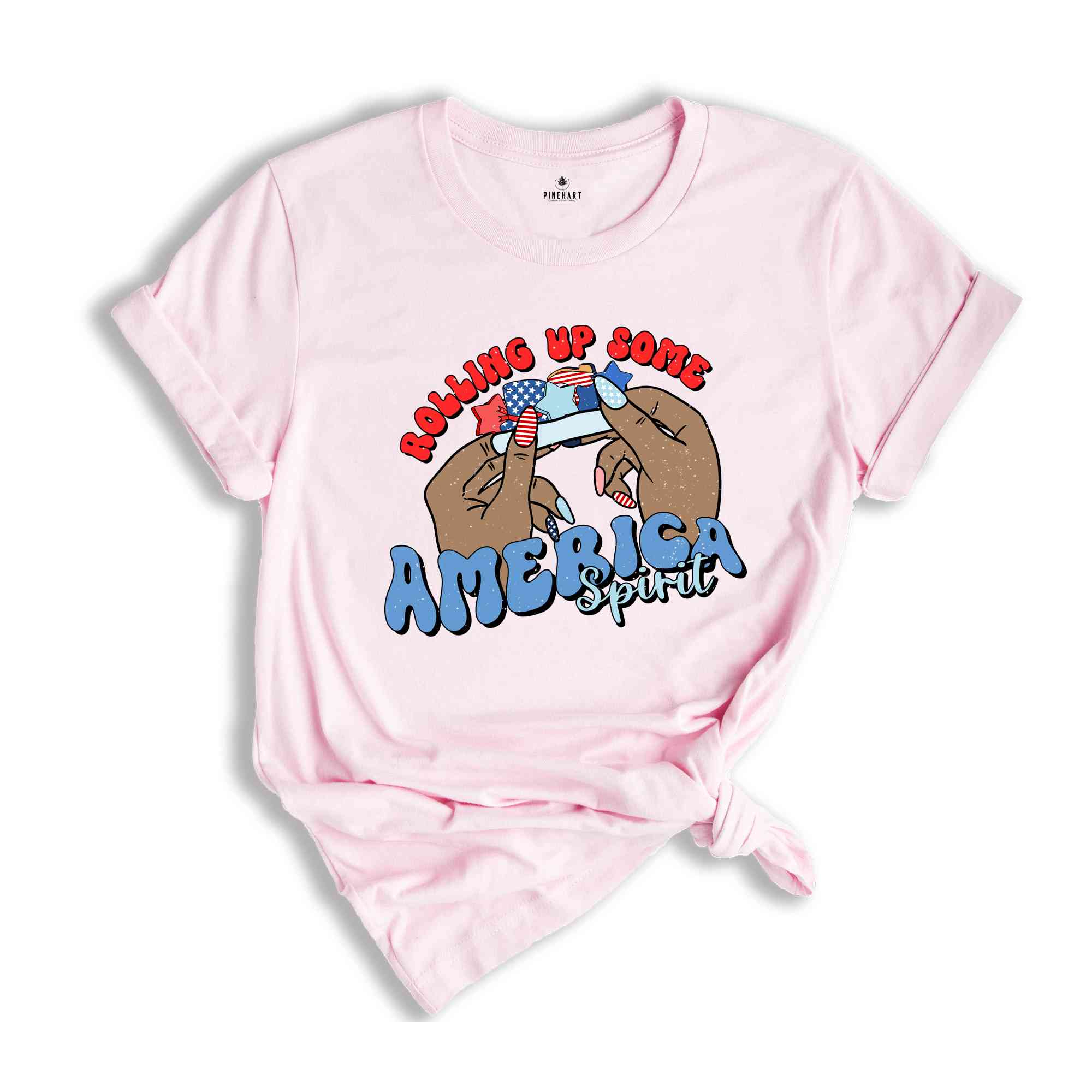 Rolling Up Some America Spirit Shirt, USA Shirt, USA Flag Shirt, 4th Of July Shirt, America Shirt, Patriotic Shirt, Republican Shirt,