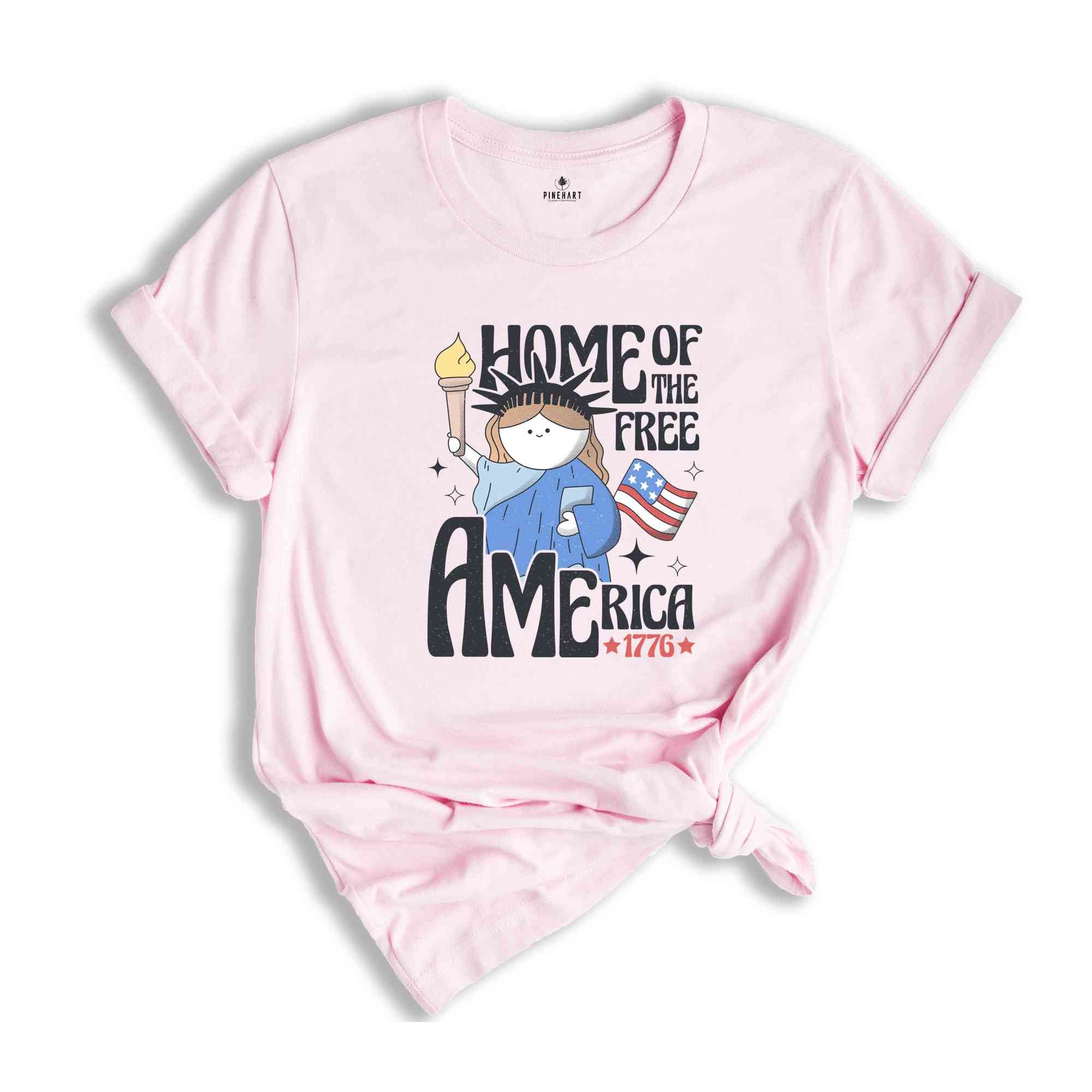 Home Of The Free America, Retro America Shirt, 4th Of July Shirt, Patriotic Shirt, Memorial Day Shirt, Republican Shirt, 1776 America