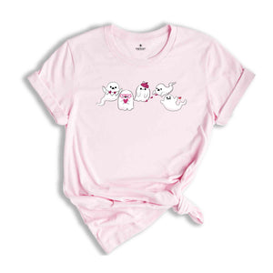 Valentine's Day Boo Shirt, Ghost Valentine Shirt, Be My Boo T-Shirt, Valentine's Day Gift, Girl Ghost Tee, Cute Valentine Tee, Xoxo Shirt