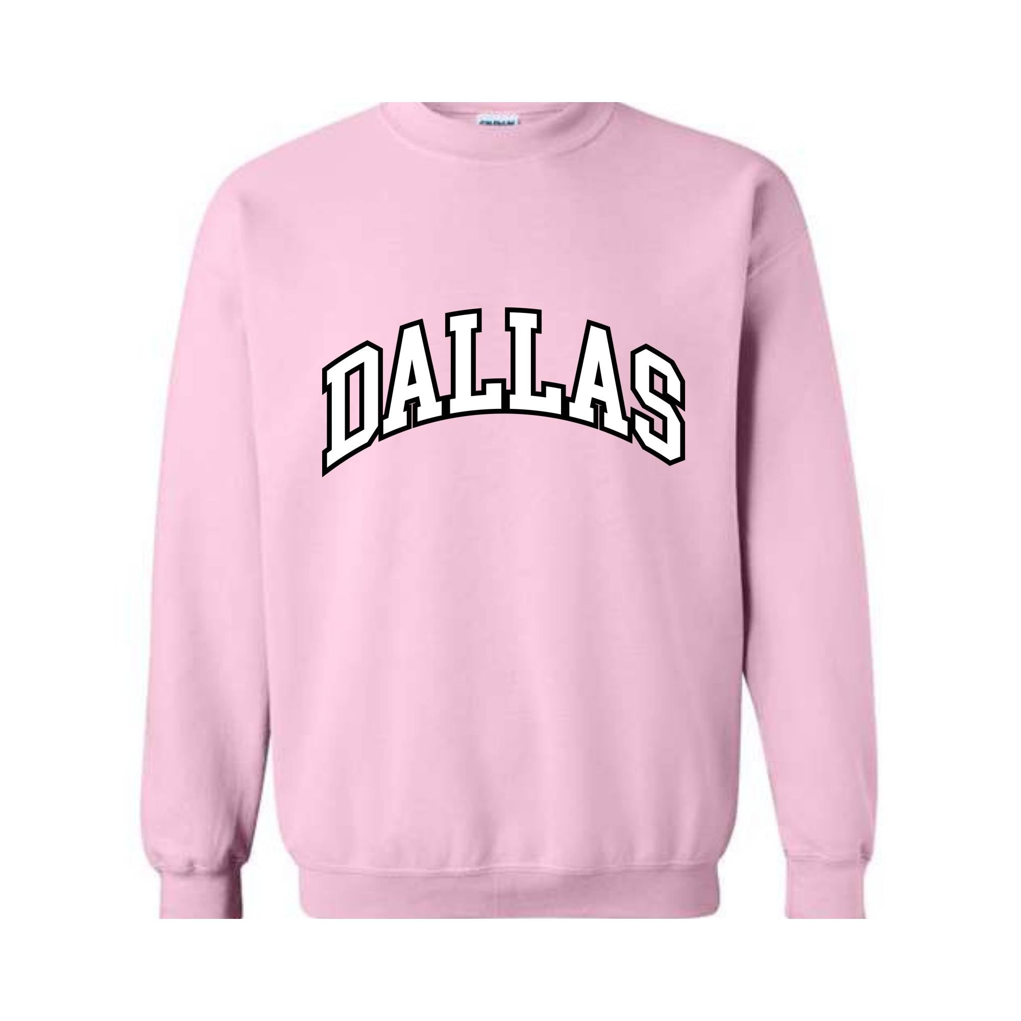 Team Mascot Sweatshirt, Dallas Team Sweatshirt, Dallas Team Spirit Sweatshirt, Dallas Fan Sweatshirt, Dallas School Sweatshirt