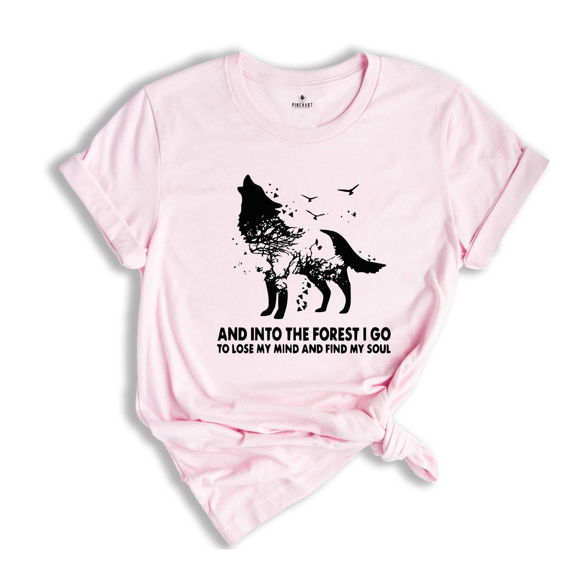 Wolf Shirt, Howling Wolf, Floral Wolf, Wolf Lover Gift, Animal Lover Shirt, Dog Lover Shirt, Wolf Girl, Wolves Gifts, Wildlife Animals Tee