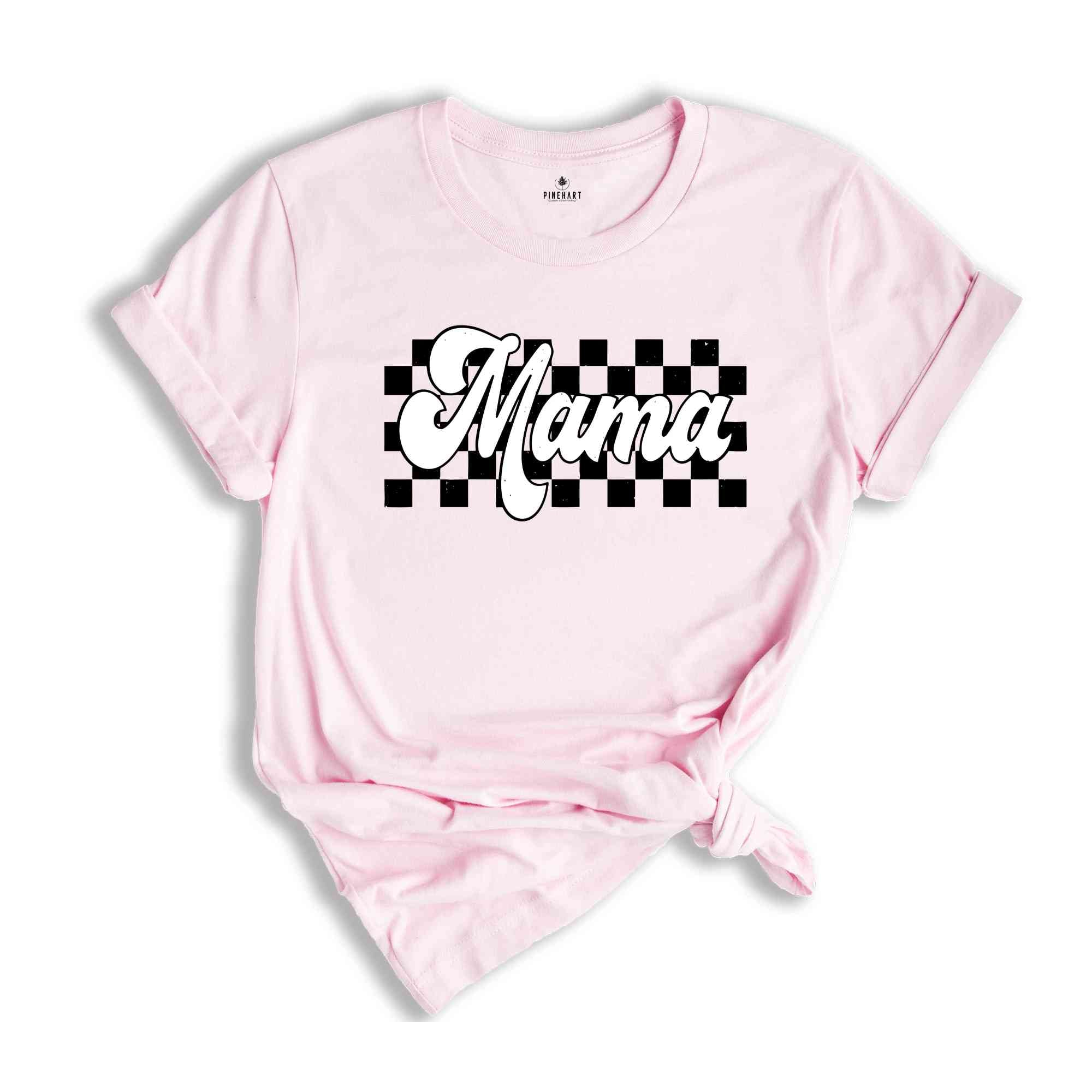 Checkered Mama Shirt, Mama Shirt, Cute Mom Shirt, Mother’s Day Shirt, New Mom Shirt, Best Mom Shirt, Mom Shirt