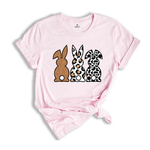 Leopard Easter Bunny Shirt, Bunny Lover Shirt, Easter Party Shirt, Easter Bunny Shirt, Happy Easter 2024 Shirt, Cute Easter Shirt