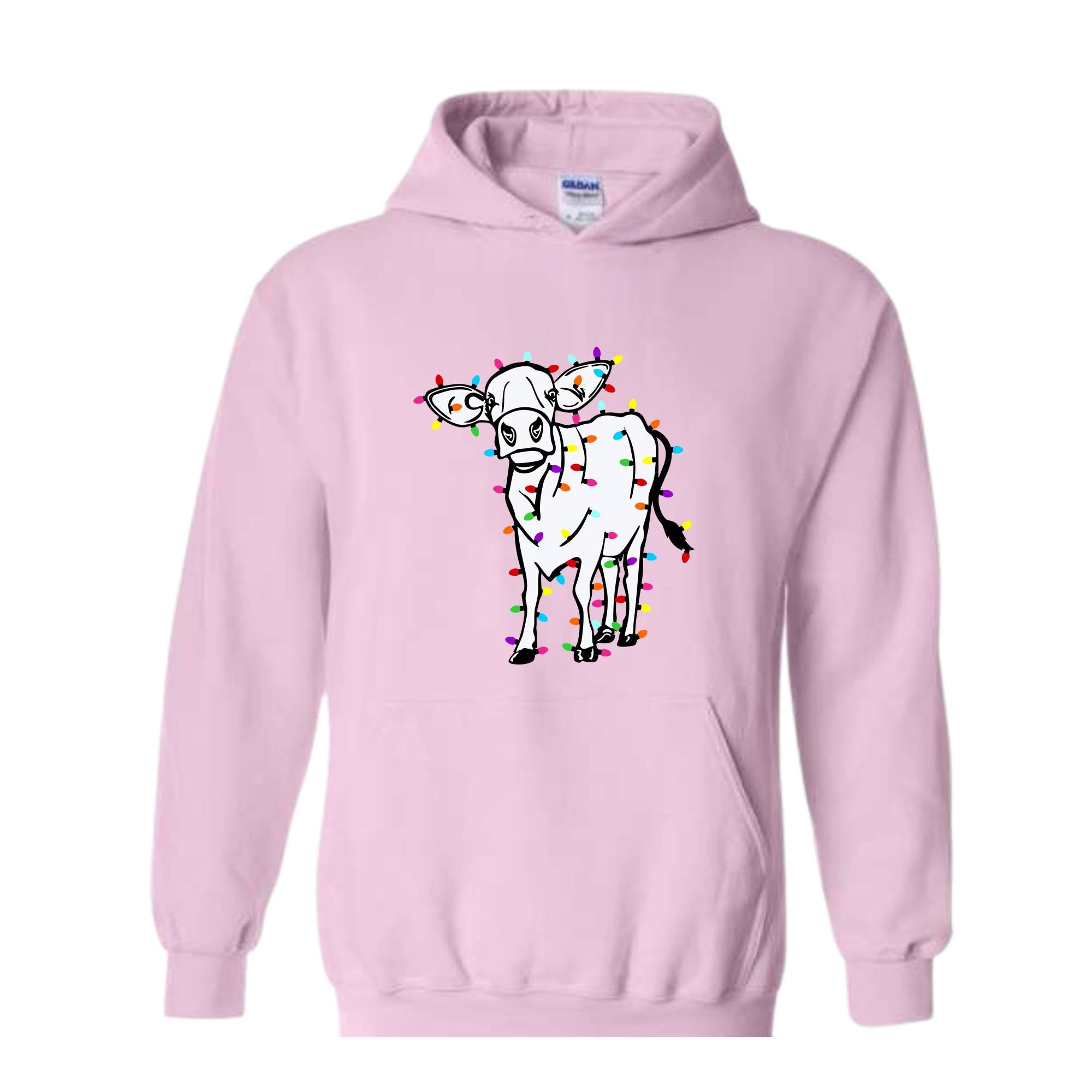 Christmas Highland Cow Sweatshirt, Christmas Animals Sweatshirt, Farm Cow Sweater, Farmer Christmas Sweatshirt