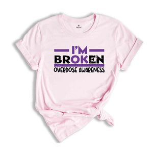 Overdose Awareness Ribbon Shirt, Addiction Recovery Gift, Narcotics Anonymous, Recovery Shirt, Sobriety T-Shirt