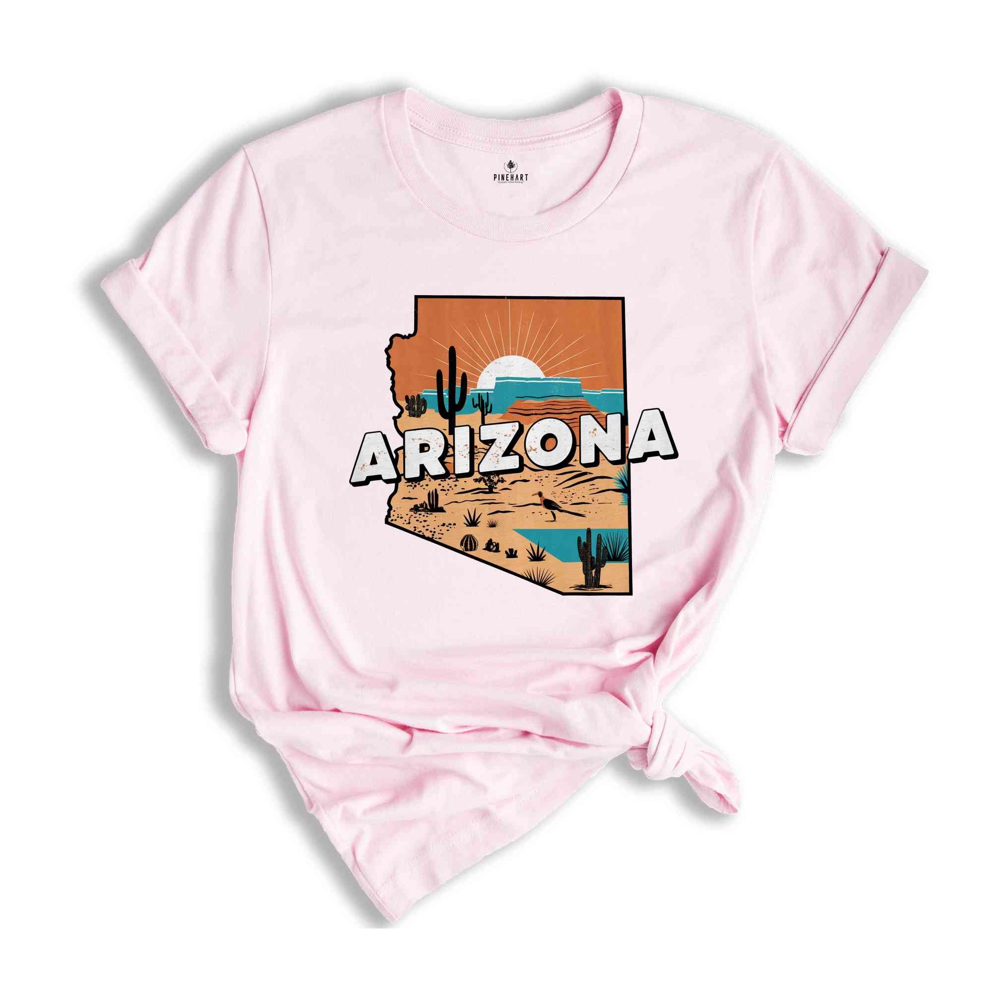 Retro State Of Arizona Shirt, State Of Arizona Shirt, State Shirt, Arizona Shirt, Arizona Lover Shirt, Family Trip Shirt, Travel Shirt