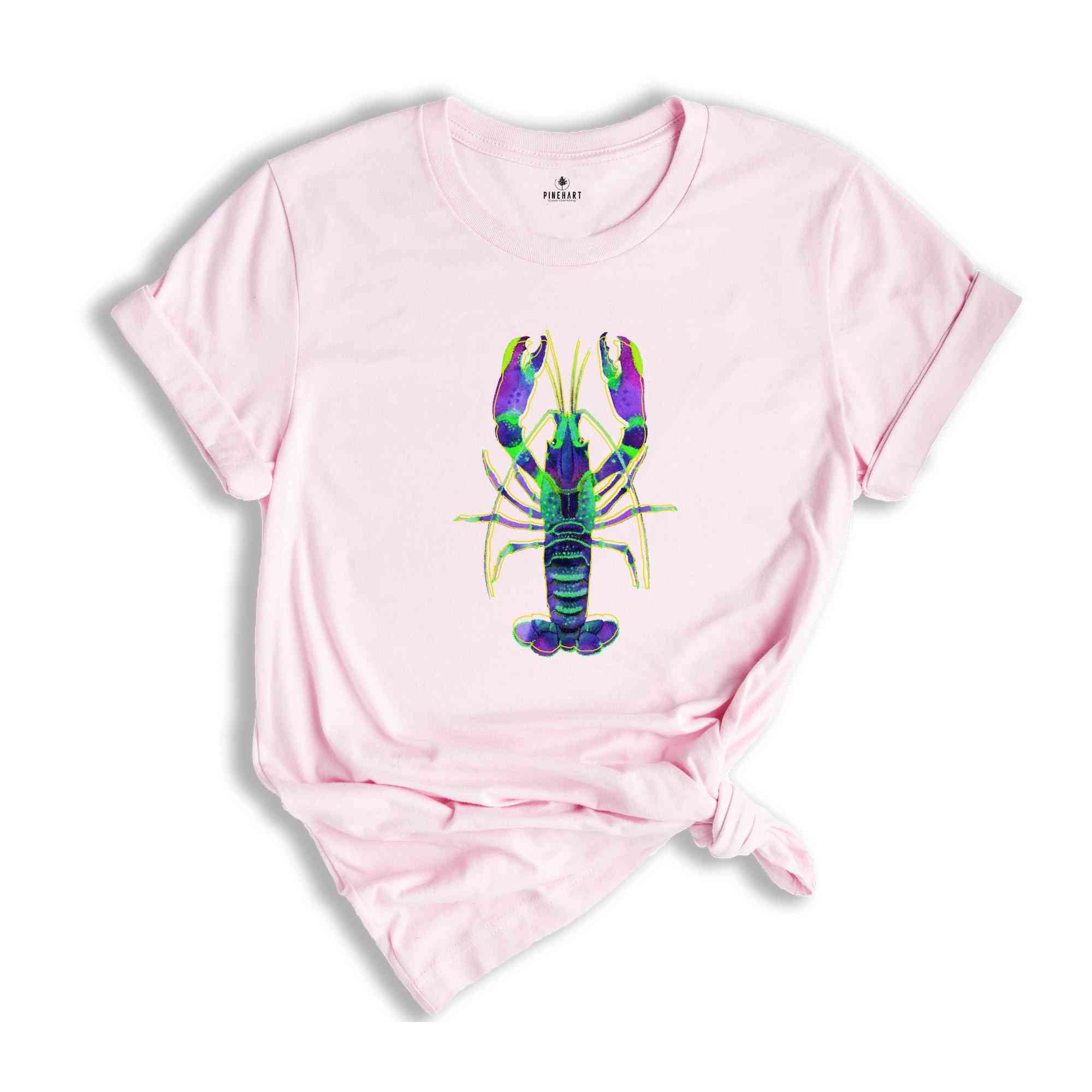 New Orleans shirt, Crawfish Tee , Fat Tuesday Gift, Crayfish Costume, Mardi Gras Party T-Shirt, Watercolor Crawfish Shirt, Festival Shirt