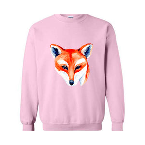 Fox Lover Sweatshirt, Cute Fox Sweatshirt, Fox Sweater, Fox Hoodie, Wild Animal Lover Sweatshirt, Animal Lover Sweatshirt