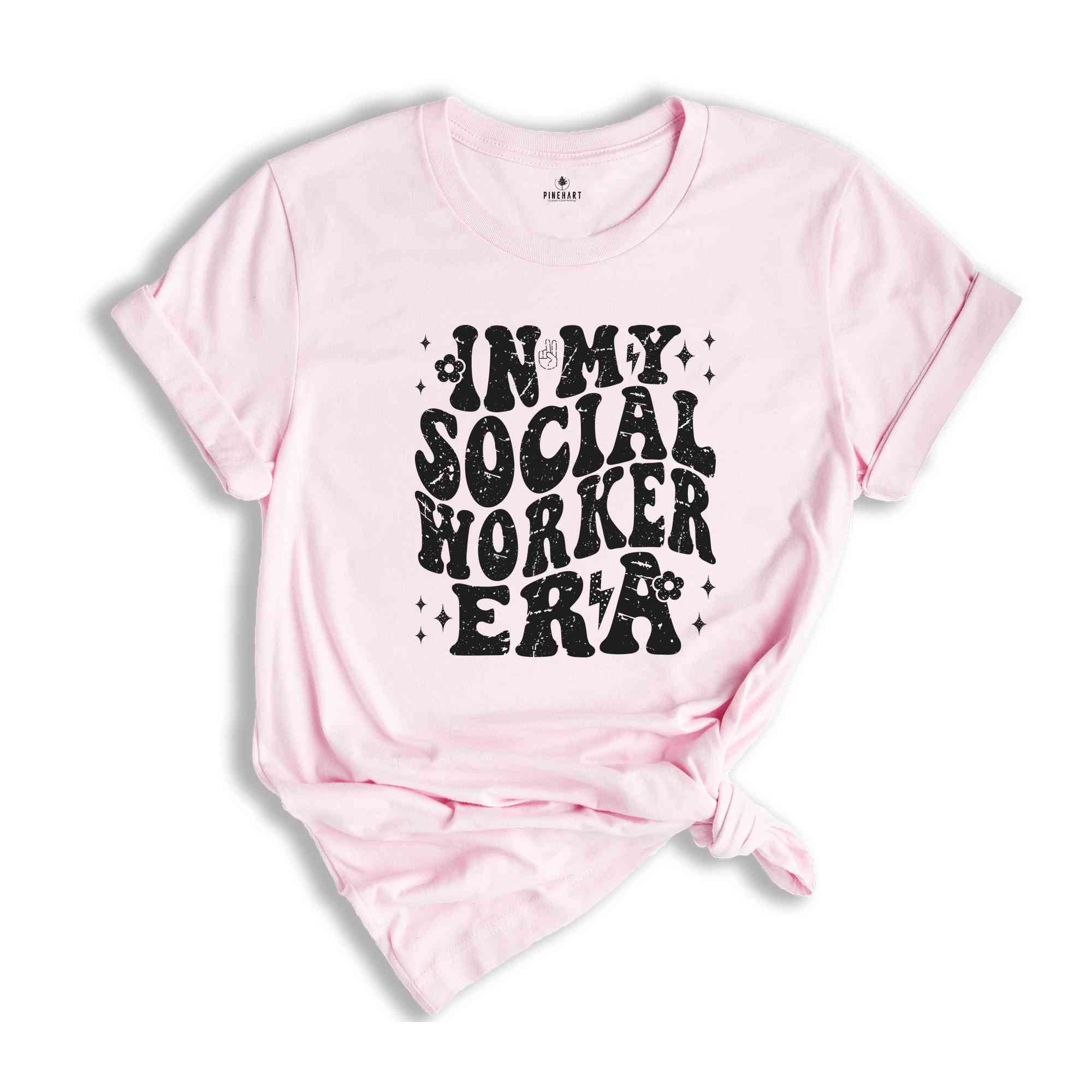 In My Social Worker Era Shirt, Social Work Tee, Social Worker Gift, School Social Worker, Appreciation Gift, Social Work Month, Social Tee