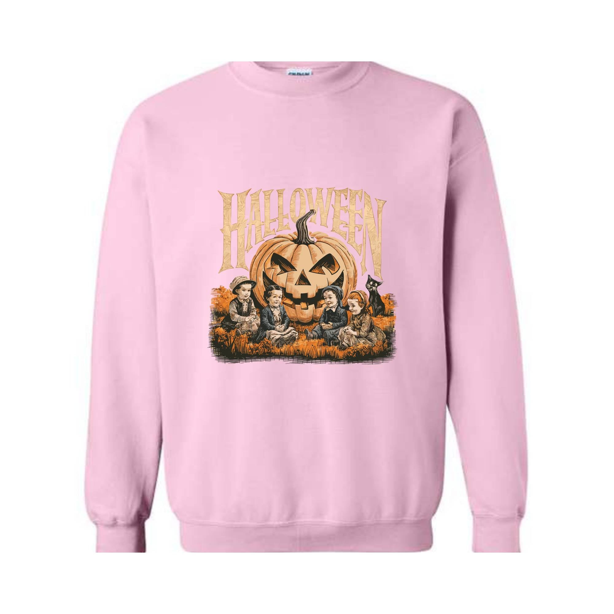 Jack O Lantern, Retro Halloween, Vectorian, Vintage Sweatshirt, Halloween, Pumpkin Sweatshirt