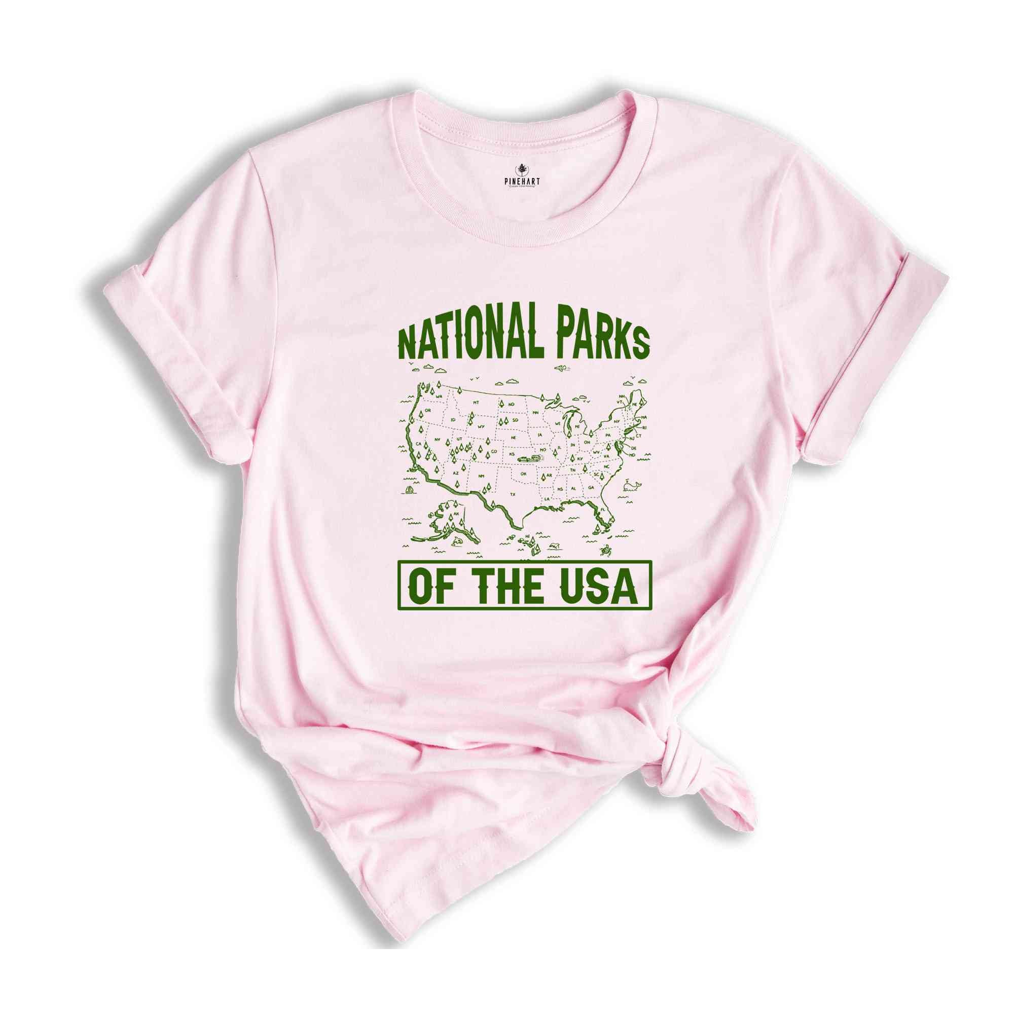 National Parks Of The USA Shirt, National Parks Shirt, National Park Vintage Shirt, USA National Parks Shirt, Save National Parks Shirt