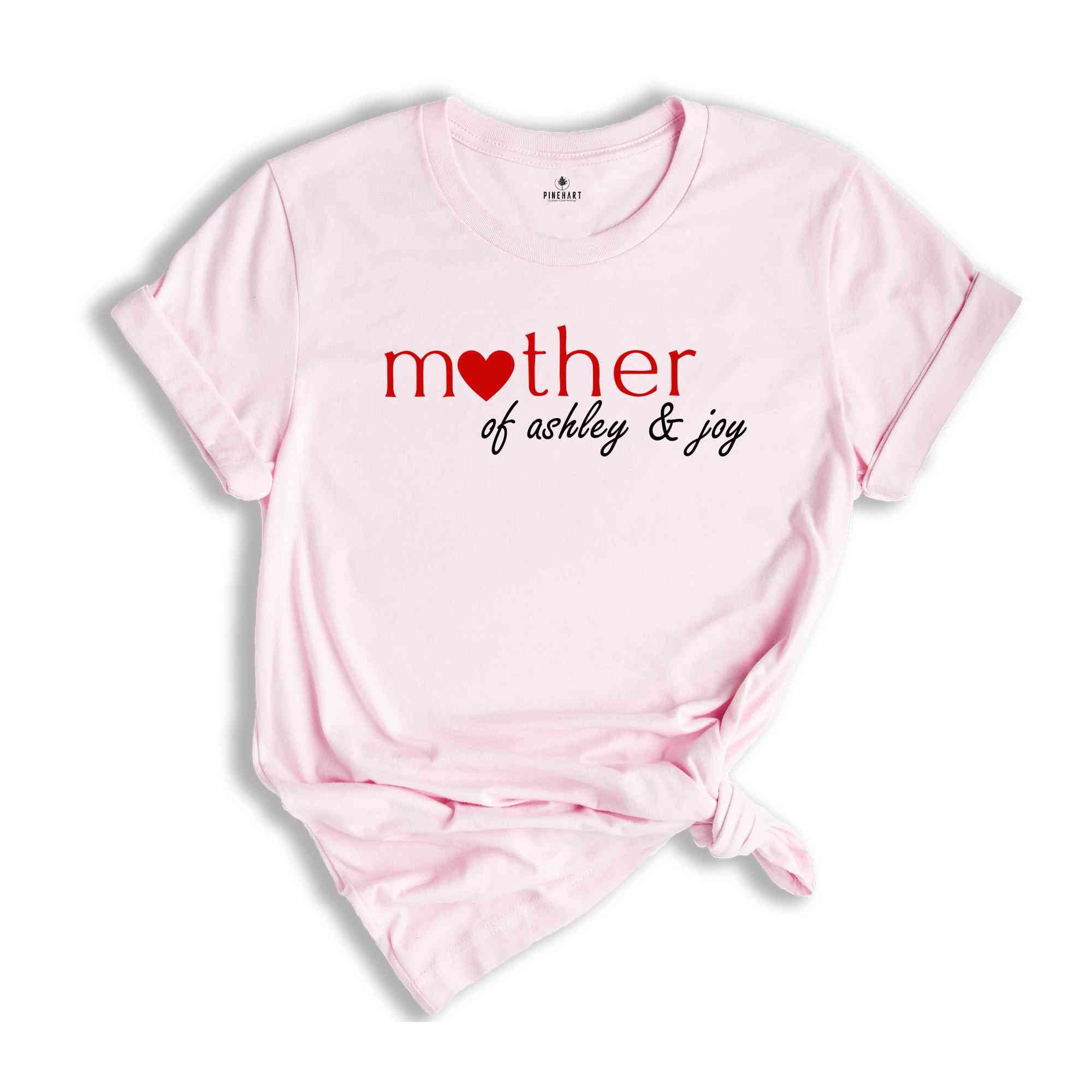 Custom Mother With Kids Names Shirt, Mother’s Day Shirt, Custom Mom Shirt, Custom Name Shirt, Mama Shirt