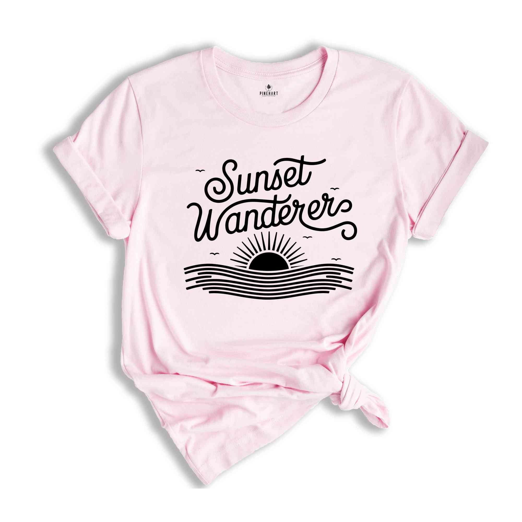 Sunset Wanderer Shirt, Trendy Beachy Shirts, Coconut Girl Shirt, Cute Summer Shirt, Beach Shirt, Family Trip Shirt