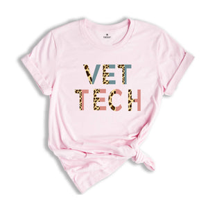 Vet Tech Leopard Shirt, Leopard Shirt, Veterinarian Gift, Vet Tech Gift, Vet Tech Cheetah Shirt, Veterinarian Shirt,