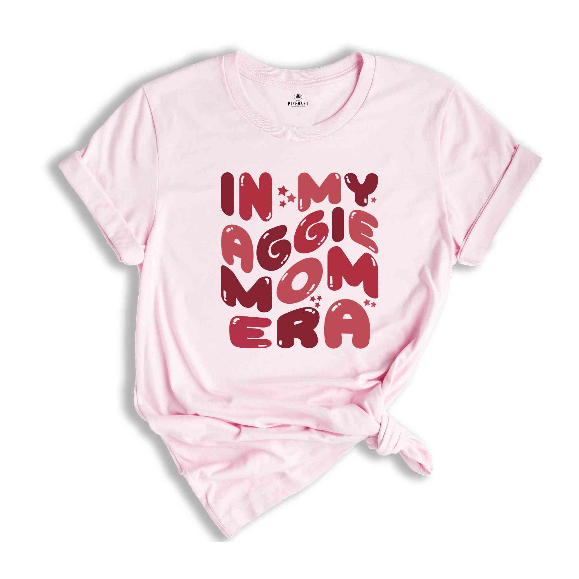 In My Aggie Mom Era Shirt, Gift for Mom, Aggie Mom Sweatshirt, Aggie Football T-Shirt, Aggie Pride Hoodie, Mom Lover Shirt