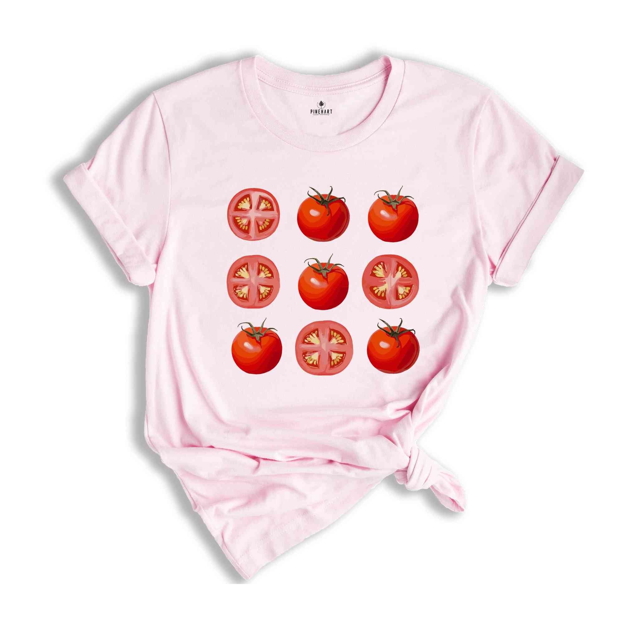 Tomato Shirt, Retro Tomatoes Shirt, Vegetable Shirt, Foodie Shirt, Gardening Shirt, Summer Shirt, Fresh Tomato Tee