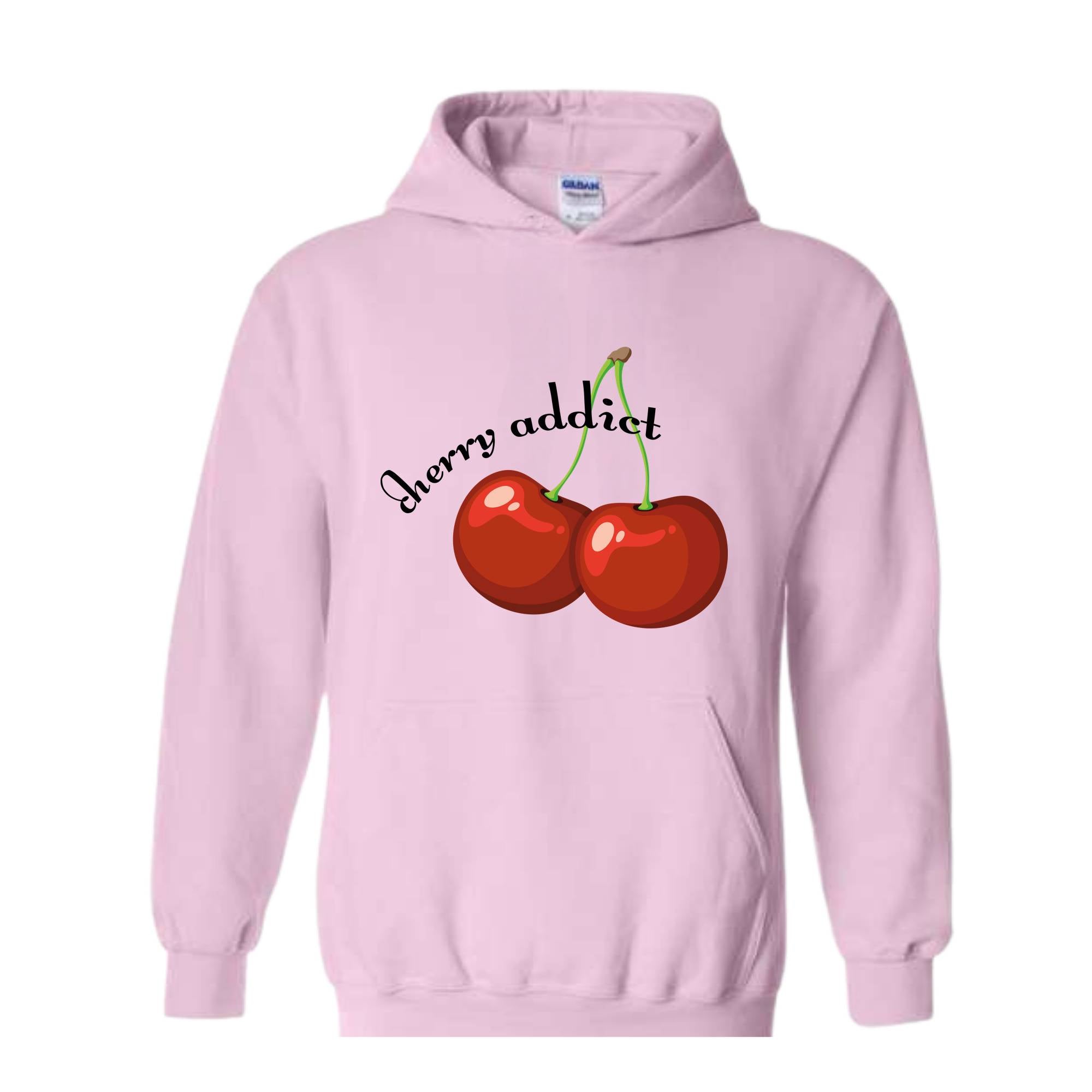 Cherry Addict Hoodie, Cherry Hoodie, Vintage Inspired Cherry Hoodie for Women, Cherries Hoodie, Cherries Hoodie