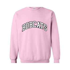 Team Mascot Sweatshirt, Bobcats Mascot Sweatshirt, Bobcats Team Spirit Sweatshirt, Bobcats Fan Sweatshirt, Bobcats School Sweatshirt