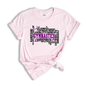 Gymnastics Shirt, Gymnastics Word Shirt, Gymnast Shirt, Girls Gymnast Tee, Woman Gymnastics, Gymnastic Gift, Gymnastics Daughter Tee