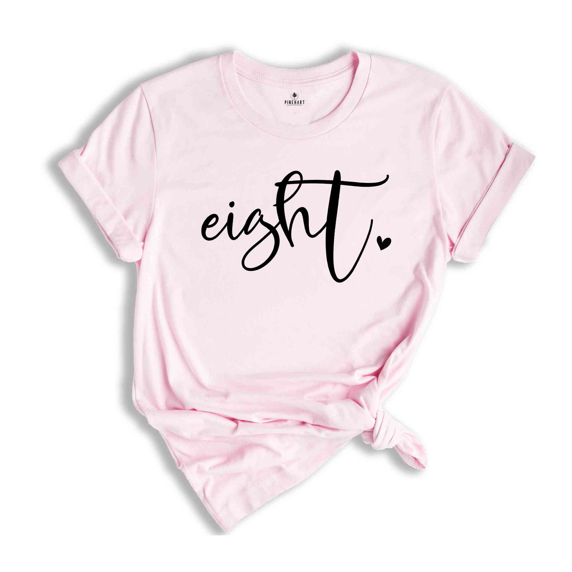 Eight Birthday Shirt Girl, 8 Year Old Birthday Gift, Eight Birthday Gift, Birthday Party Shirt, Eight Year Old Birthday Shirt, Bday Tie Dye